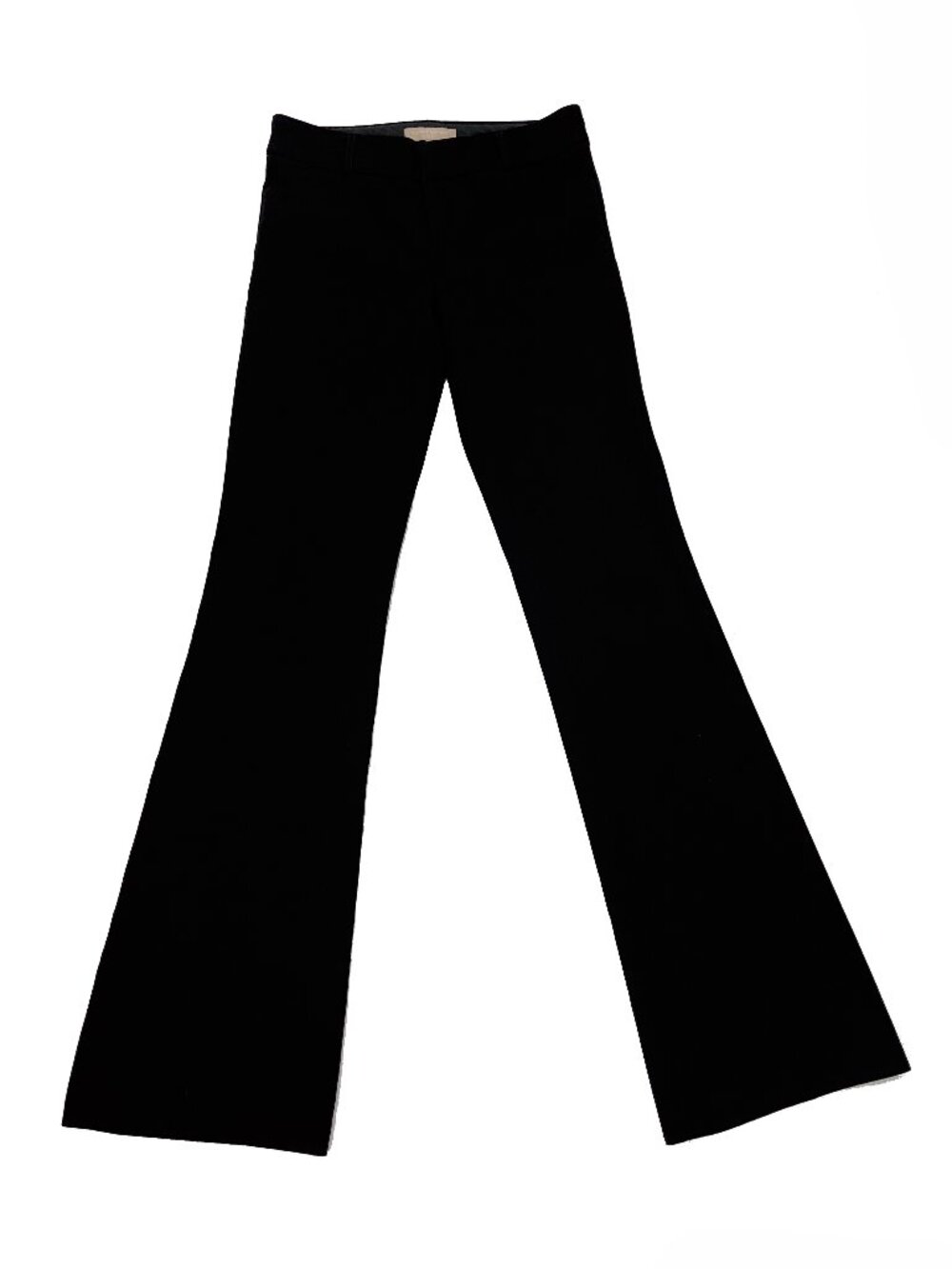 Banana Republic Black Stretch Flare Pants Sloan Fit Womens 0